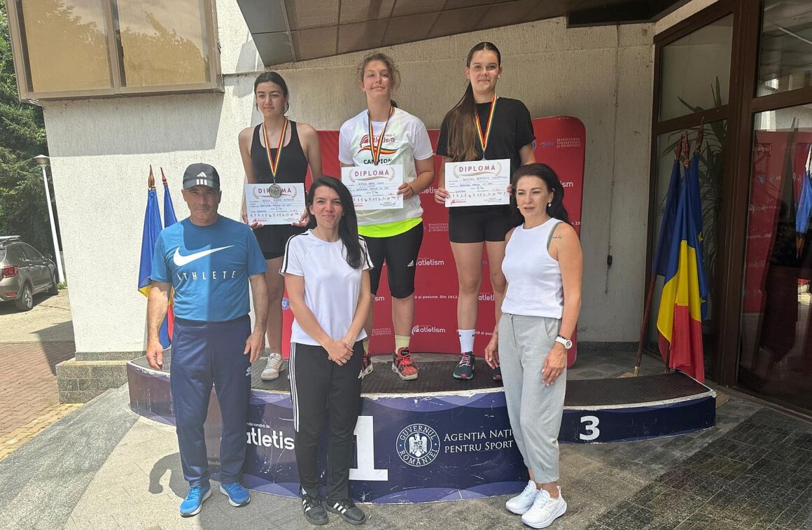 Atletism: Daria Popescu, campioană naţională „U14” în proba de aruncarea greutăţii!