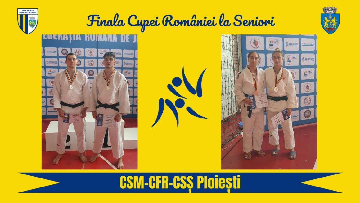 Trei medalii de argint şi una de bronz pentru judoka de la CSM-CFR-CSŞ Ploieşti la Finala Cupei României!