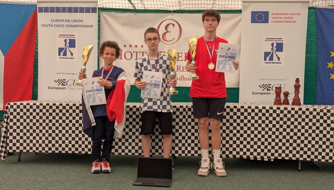 Alex Constantinoiu, medaliat cu aur la Campionatul Uniunii Europene de Şah de Cadeţi!