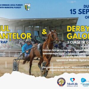 Hipodromul Ploieşti găzduieşte, duminică, Premiul Speranţelor la Trap şi Derby-ul de Galop!