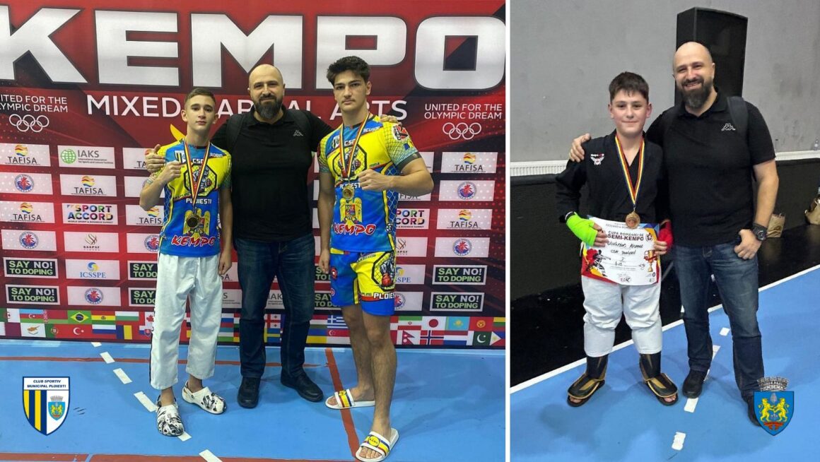 Trei medalii de aur pentru CSM Ploieşti la Campionatul Naţional de Kempo Semicontact!