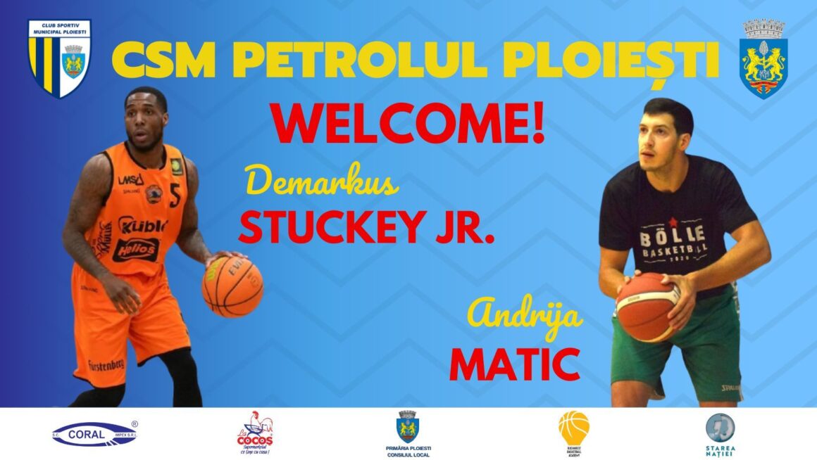 Schimbări în lotul CSM Petrolul Ploieşti: Demarkus Stuckey Jr. şi Andrija Matic in, Averyl Ugba out!