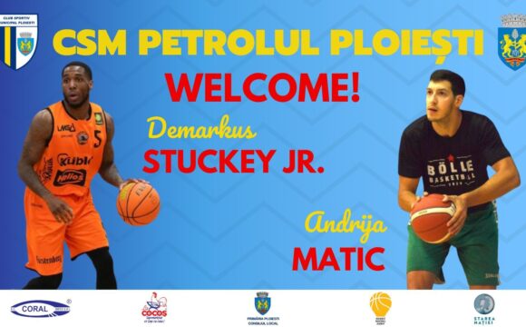 Schimbări în lotul CSM Petrolul Ploieşti: Demarkus Stuckey Jr. şi Andrija Matic in, Averyl Ugba out!