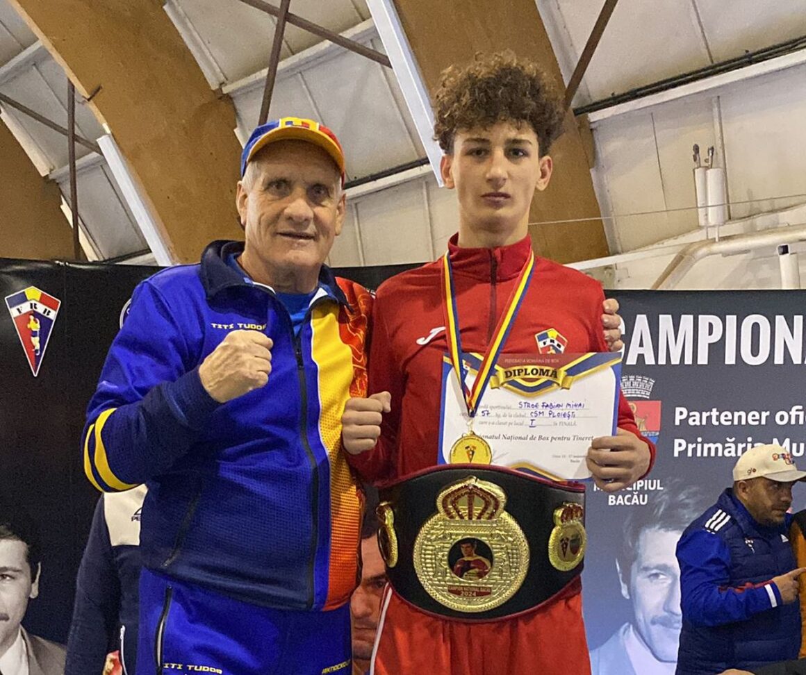 Boxerul Fabian Stroe, campion naţional de tineret la categoria „57 kg”!