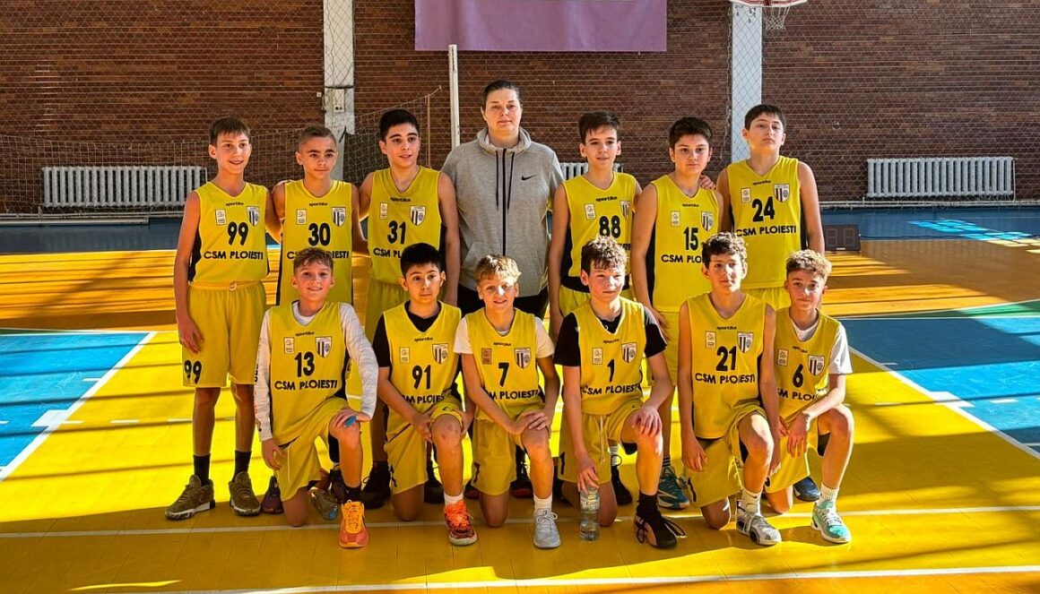 CSM BBA Petrolul Ploieşti „U13”, calificată de pe primul loc în Faza a II-a a campionatului!