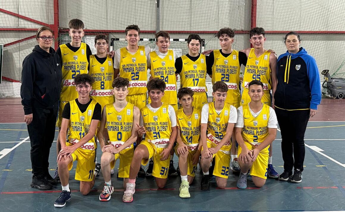 Weekend cu bilanţ 3/3 pentru echipele de baschet „U15” ale BBA CSM Petrolul Ploieşti!