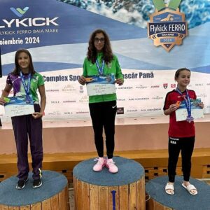 Înot: Alexandra Dosaru, 3 medalii obţinute la Cupa Flykick-Ferro, de la Baia Mare!