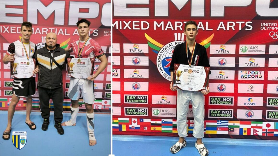 Trei medalii pentru sportivii de la CSM Ploieşti la Cupa României la Kempo – MMA!