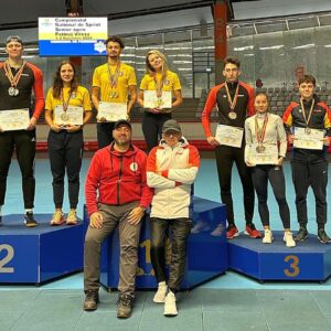 Patinaj viteză: Eduard Niţu, triplu vicecampion naţional de seniori la sprint!