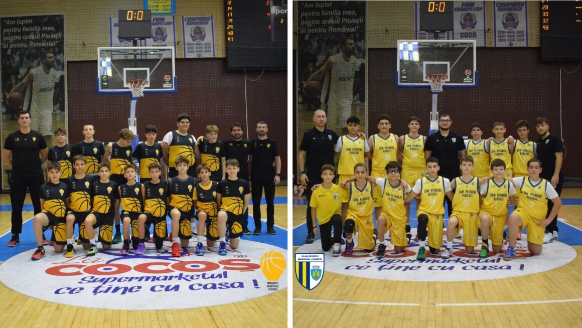 Baschet: calificare „la braţ” în Faza a II-a a campionatului pentru echipele „U14” ale CSM Petrolul Ploieşti!