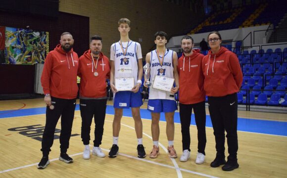 Echipa naţională „U16” a României, pe locul al 3-lea la „European Basketball Balkanic Games”!