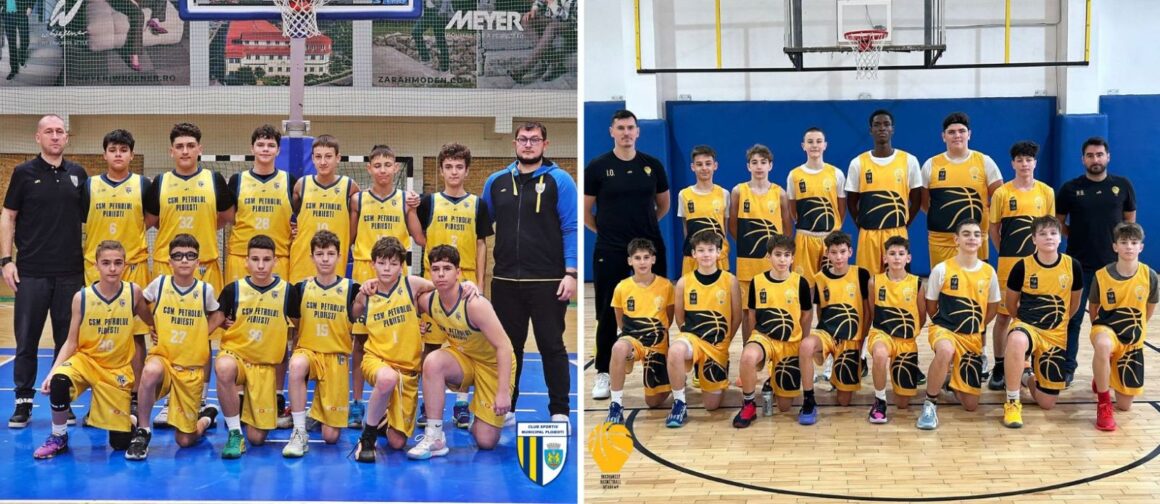 Faza a II-a începe cu 4 victorii pentru echipele de baschet „U14” ale CSM BBA Petrolul Ploieşti!