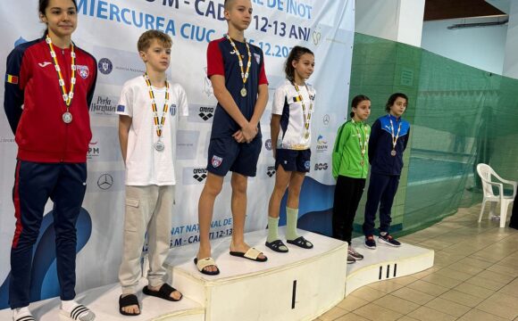 Înot: Elena Literă, medalie de bronz la Campionatul Naţional de Cadeţi de la Miercurea Ciuc!