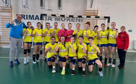 Echipa de handbal junioare 2, succes lejer cu Victoria Olteni: 43-22 (24-10!