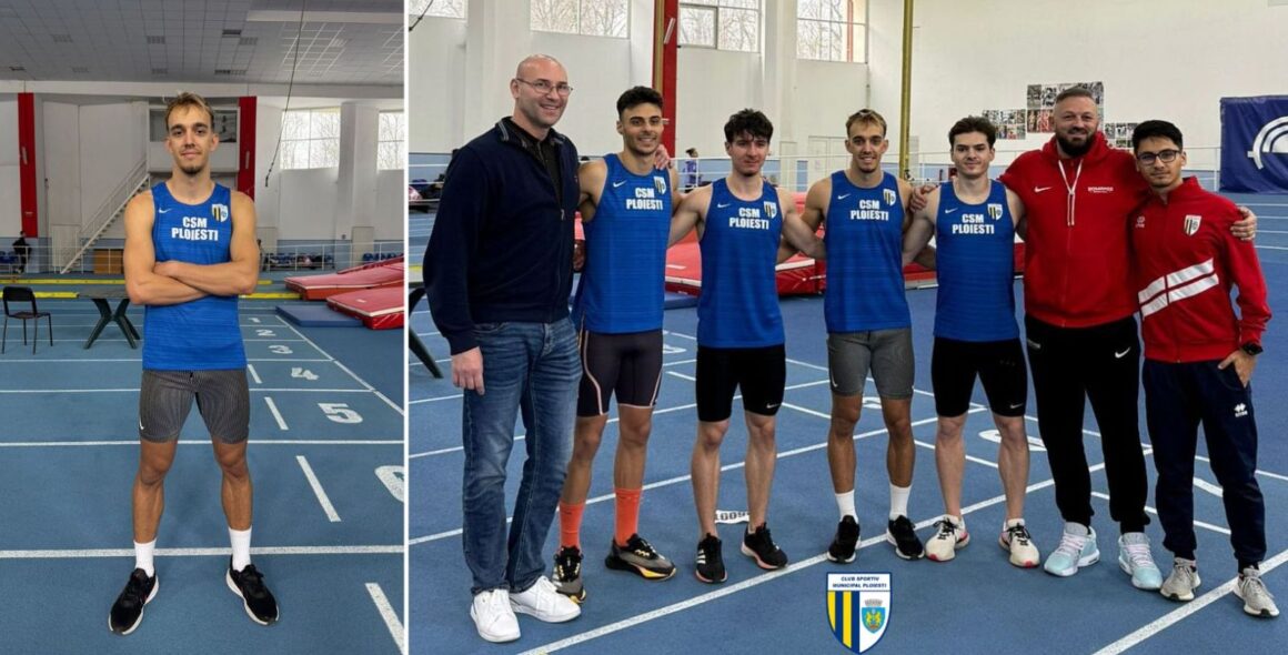 Atletism: CSM Ploieşti: 3 medalii de aur şi una de argint la Cupa României de Sală pentru Seniori!