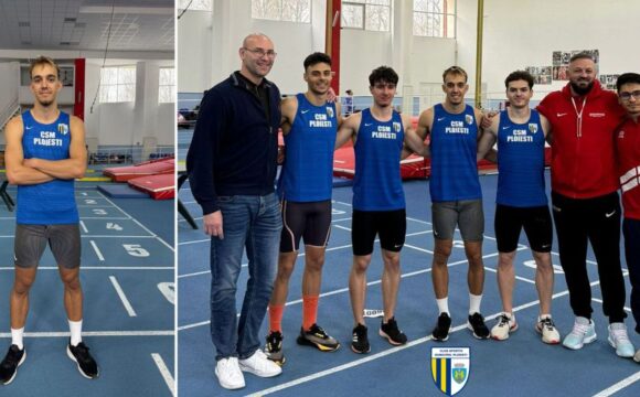 Atletism: CSM Ploieşti: 3 medalii de aur şi una de argint la Cupa României de Sală pentru Seniori!