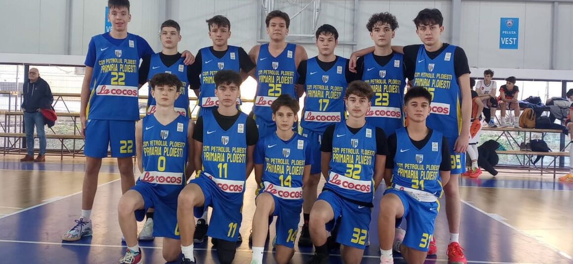 Echipa de baschet U15 a CSM Petrolul Ploieşti a încheiat sezonul pe poziţia a 14-a