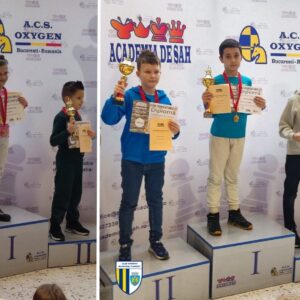 Şah: Vladimir Boştină şi Sophia Matala, medalii de aur la Mega Mall ChessCraft Arena!