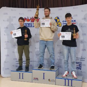 Şah: Alex Constantinoiu, medalie de argint la Festivalul Şahului Bucureştean, categoria „Open Seniori”!