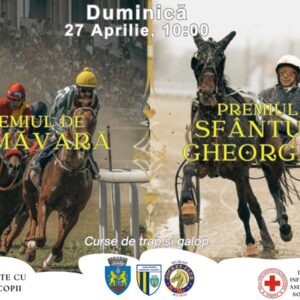 Hipodromul Ploieşti găzduieşte, duminică, Premiul Sfântul Gheorghe şi Premiul de primăvară!