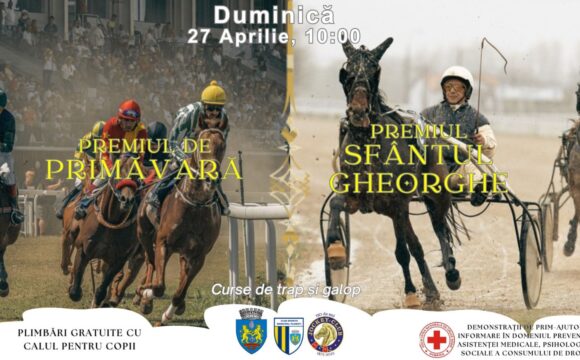 Hipodromul Ploieşti găzduieşte, duminică, Premiul Sfântul Gheorghe şi Premiul de primăvară!