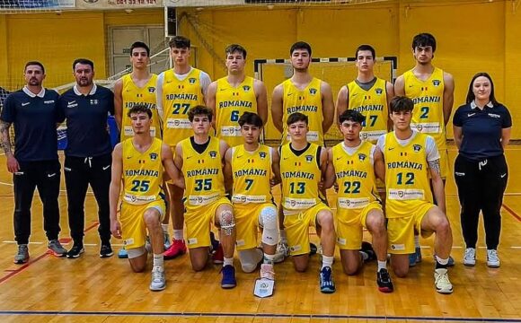 Baschetbalistul Tudor Pîrvu, medaliat cu aur la Campionatul European Școlar ESSF U18 de la Zlatibor!